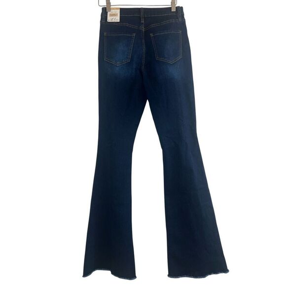 ✨YMI WOMEN'S HIGH RISE FLARE SZ 7/28 JEANS WITH FRAYED HEM✨ - Picture 7 of 9